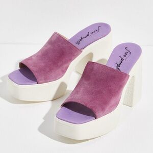 Free People Zoe Platform Shoes Sz 41